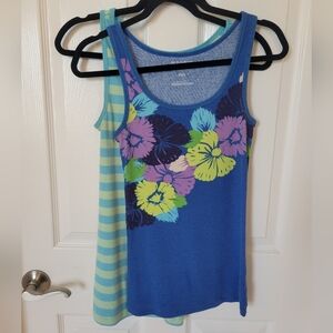 Old Navy Tank Top 2-Pack – Floral & Striped